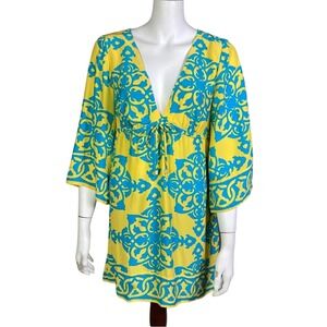 Alice & Trixie Y2K Coastal Mini dress Medium Euro Summer Silk Grecian Hamptons